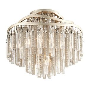  Chimera Ceiling Light in Tranquility Silver Leaf