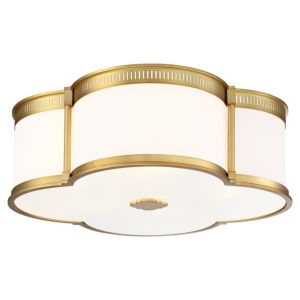 Minka Lavery 22 Inch Quatrefoil Ceiling Light in Liberty Gold