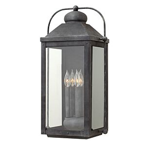 Hinkley Anchorage 4-Light Outdoor Light In Aged Zinc