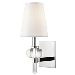 Hudson Valley Luna 14 Inch Wall Sconce in Polished Chrome