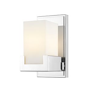 Z-Lite Peak 1-Light Bathroom Vanity Light In Chrome 