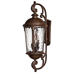 Hinkley Windsor 6 Light Outdoor Extra Large Wall Mount in River Rock