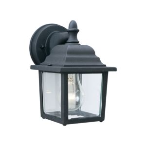 Hawthorne 1-Light Outdoor Wall Sconce in Black