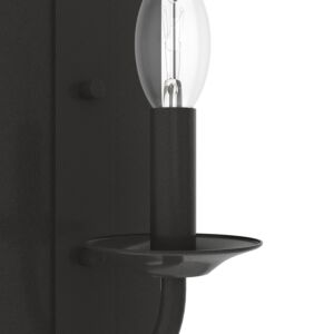 Hunter Perch Point 1-Light Wall Sconce in Noble Bronze