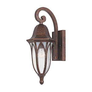 Berkshire 1-Light Wall Lantern in Burnished Antique Copper