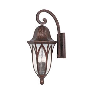 Berkshire 4-Light Wall Lantern in Burnished Antique Copper