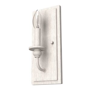Southcrest 1-Light Wall Sconce in Distressed White