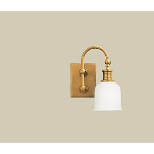 Hudson Valley Keswick 5 Inch Bathroom Vanity Light in Aged Brass