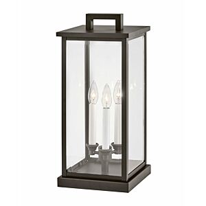 Hinkley Weymouth 3-Light Outdoor Light In Oil Rubbed Bronze
