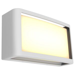 Malibu 1-Light LED Outdoor Wall Mount in White