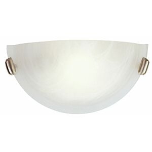 Oasis 1-Light Wall Sconce in Brushed Nickel