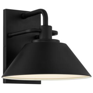 Avalon 1-Light LED Outdoor Wall Mount in Black