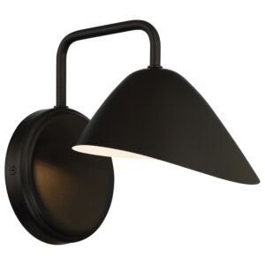 Wilton 1-Light LED Outdoor Wall Mount in Black