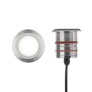 WAC 2in Inground LED 12V Round Indicator Light in Stainless Steel