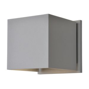 Access Square 2 Light 5 Inch Outdoor Wall Light in Satin