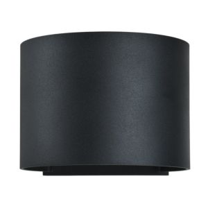 Access Curve 2 Light 5 Inch Outdoor Wall Light in Black