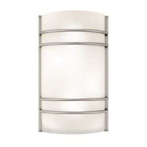 Access Artemis 2 Light Wall Sconce in Brushed Steel