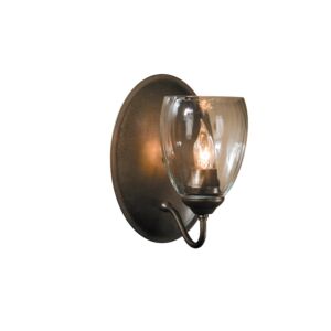 Hubbardton Forge 9 Inch Simple Lines Sconce in Dark Smoke