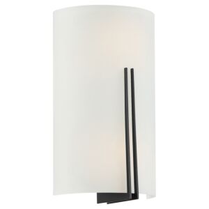 Prong 1-Light LED Wall Fixture in Matte Black