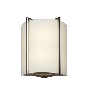 Access Vector 2 Light 11 Inch Wall Sconce in Brushed Steel