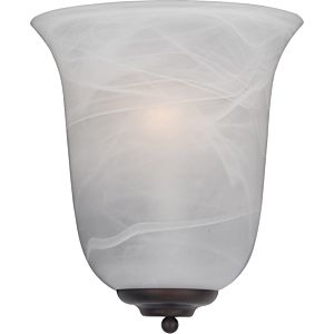 Maxim Lighting Essentials Marble Glass Wall Sconce in Bronze