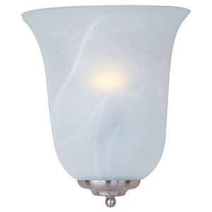 Maxim Lighting Essentials Marble Glass Wall Sconce in Satin Nickel