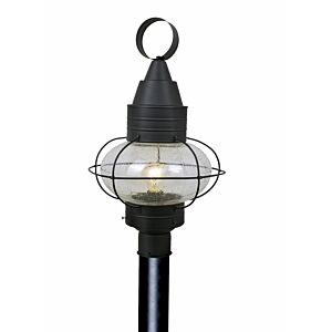 Chatham 1-Light Outdoor Post Mount in Textured Black