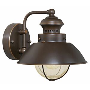Harwich 1-Light Outdoor Wall Mount in Burnished Bronze