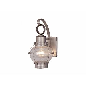 Chatham 1-Light Outdoor Wall Mount in Brushed Nickel