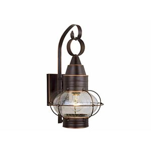 Chatham 1-Light Outdoor Wall Mount in Burnished Bronze