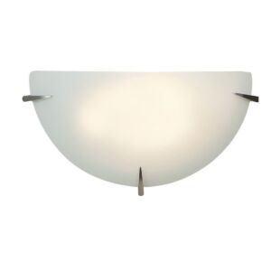 Zenon 1-Light LED Wall Sconce in Brushed Steel