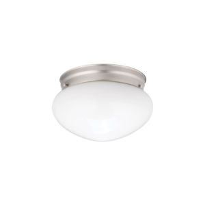 Kichler Ceiling Space 1 Light 7.5 Inch Flush Mount in Brushed Nickel 12 Pack