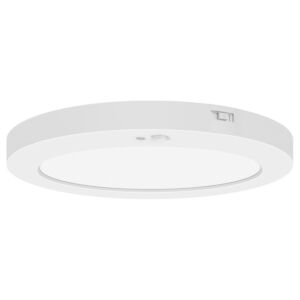 ModPLUS 1-Light LED Flush Mount in White