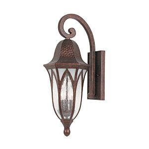 Berkshire 3-Light Wall Lantern in Burnished Antique Copper