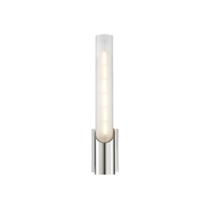 Hudson Valley Pylon 14 Inch Wall Sconce in Polished Nickel