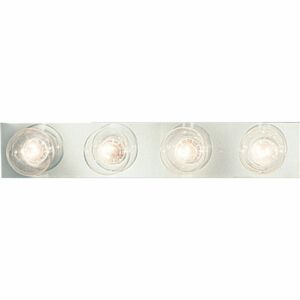 Broadway-Deluxe 4-Light Bathroom Vanity Light Bracket in Polished Chrome