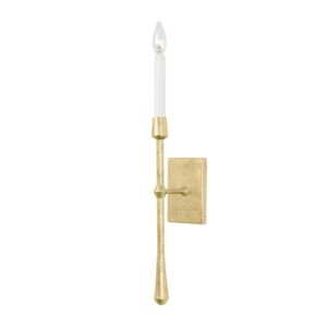 Hathaway 1-Light Wall Sconce in Vintage Gold Leaf