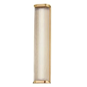 Newburgh 1-Light LED Wall Sconce in Aged Brass