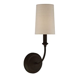 Libby Langdon for Crystorama Sylvan 16 Inch Wall Sconce in Dark Bronze