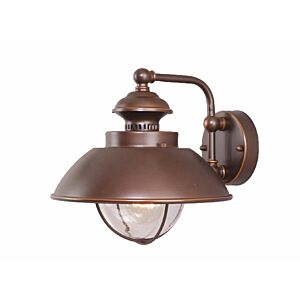 Harwich 1-Light Outdoor Wall Mount in Burnished Bronze