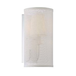 Libby Langdon for Crystorama Culver 13 Inch Wall Sconce in Polished Nickel