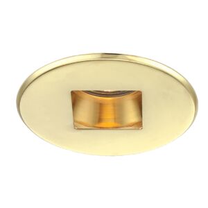 1-Light Recessed Down Light in Gold