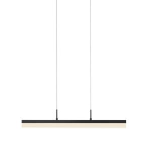 Sonneman Stiletto 24.25 Inch LED Pendant in Satin Black