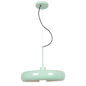  Bistro Pendant Light in Mint Green and White