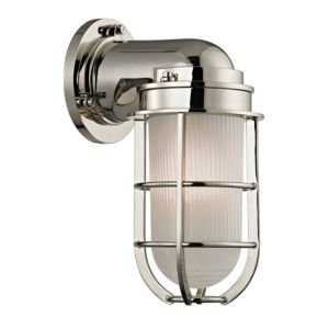Hudson Valley Carson 10 Inch Wall Sconce in Polished Nickel