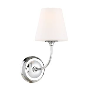Crystorama Sylvan Wall Sconce in Polished Chrome