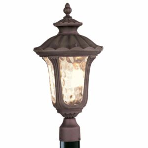 Oxford 3-Light Post-Top Lanterm in Hand Applied Imperial Bronze