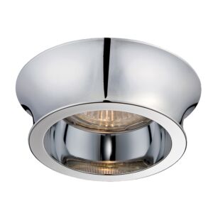1-Light Recessed Down Light in Chrome