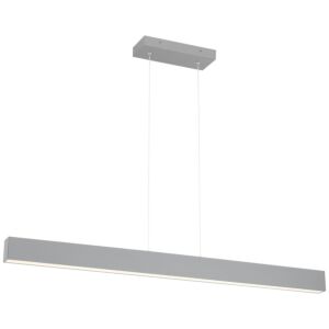 Form 1-Light LED Linear Pendant in Gray