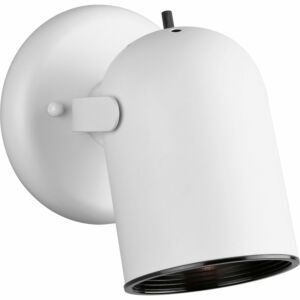Directional 1-Light Wall Mount in White